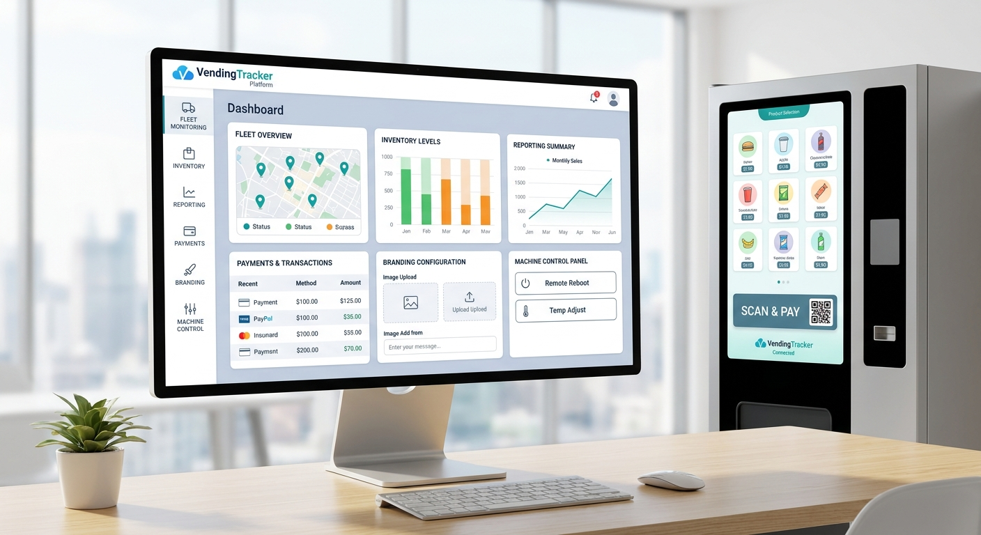 VendingTracker-Plattformvisual für Gespräche über individuelle Entwicklung